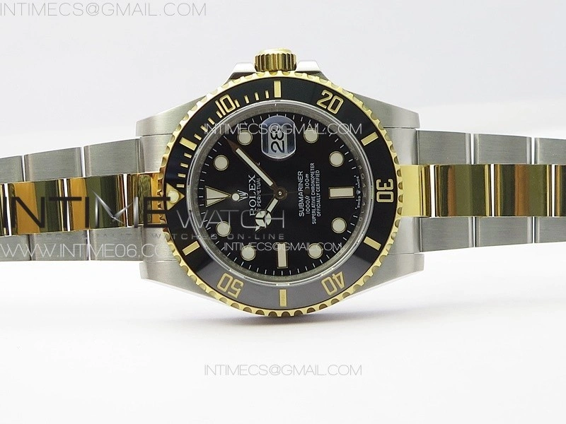 Submariner 41mm 126613 LN SS YG 3EF 1:1 Best Edition Black Dial on SS YG Bracelet VR3235