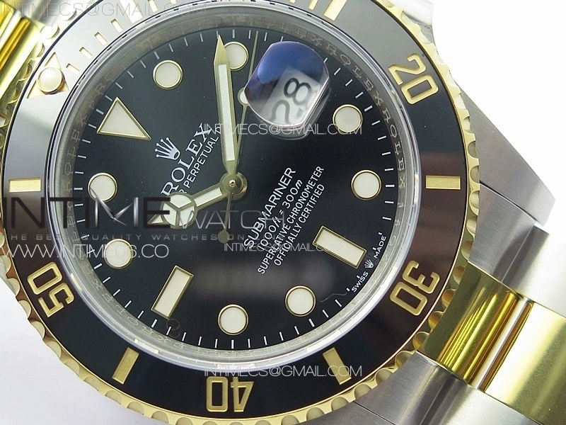 Submariner 41mm 126613 LN SS YG 3EF 1:1 Best Edition Black Dial on SS YG Bracelet VR3235
