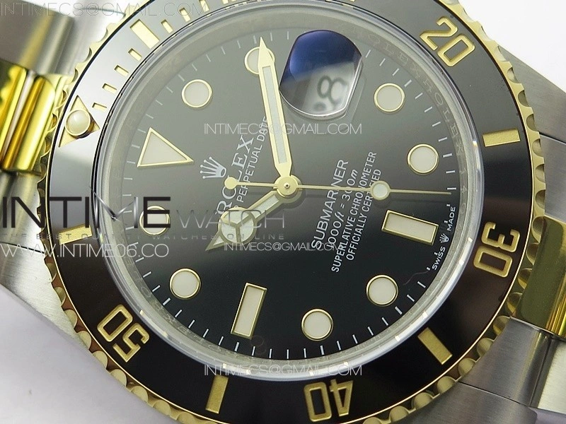 Submariner 41mm 126613 LN SS YG 3EF 1:1 Best Edition Black Dial on SS YG Bracelet VR3235