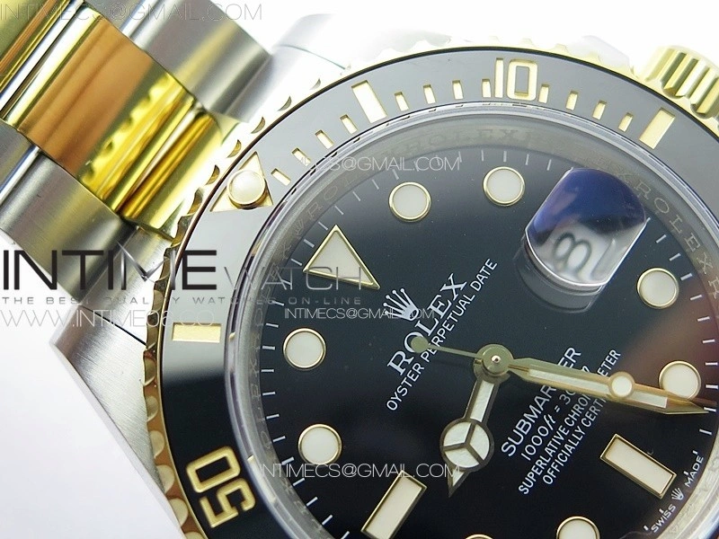 Submariner 41mm 126613 LN SS YG 3EF 1:1 Best Edition Black Dial on SS YG Bracelet VR3235