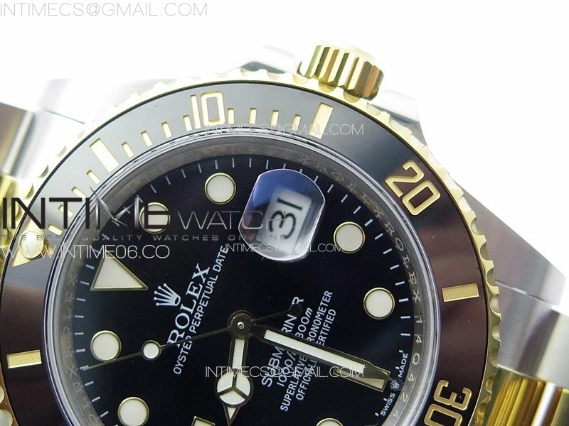 Submariner 41mm 126613 LN SS YG 3EF 1:1 Best Edition Black Dial on SS YG Bracelet VR3235