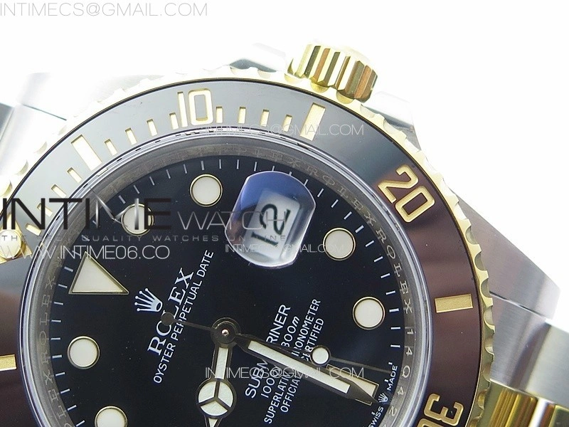 Submariner 41mm 126613 LN SS YG 3EF 1:1 Best Edition Black Dial on SS YG Bracelet VR3235