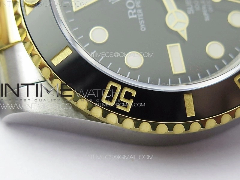 Submariner 41mm 126613 LN SS YG 3EF 1:1 Best Edition Black Dial on SS YG Bracelet VR3235