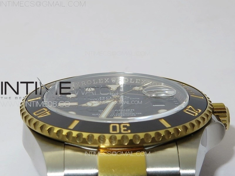 Submariner 41mm 126613 LN SS YG 3EF 1:1 Best Edition Black Dial on SS YG Bracelet VR3235