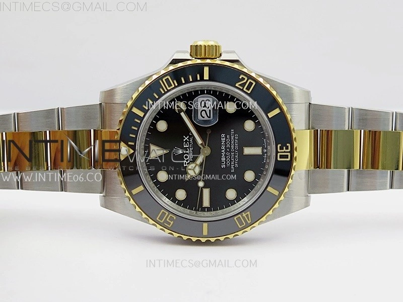 Submariner 41mm 126613 LN SS YG NTF 1:1 Best Edition Black Dial on SS YG Bracelet VR3235