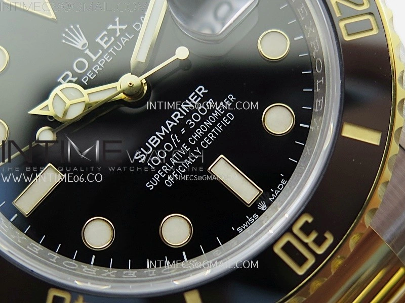 Submariner 41mm 126613 LN SS YG NTF 1:1 Best Edition Black Dial on SS YG Bracelet VR3235