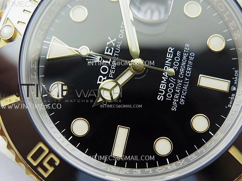 Submariner 41mm 126613 LN SS YG NTF 1:1 Best Edition Black Dial on SS YG Bracelet VR3235