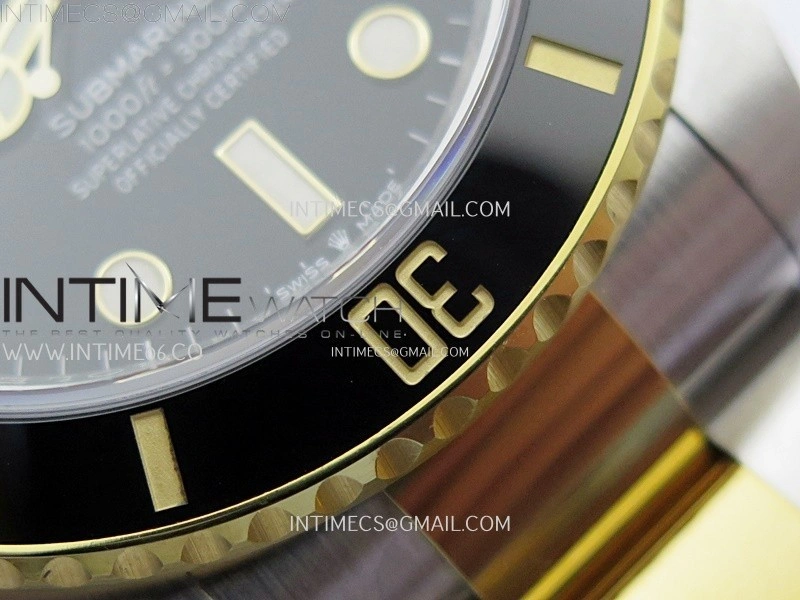 Submariner 41mm 126613 LN SS YG NTF 1:1 Best Edition Black Dial on SS YG Bracelet VR3235