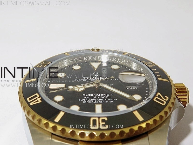 Submariner 41mm 126613 LN SS YG NTF 1:1 Best Edition Black Dial on SS YG Bracelet VR3235