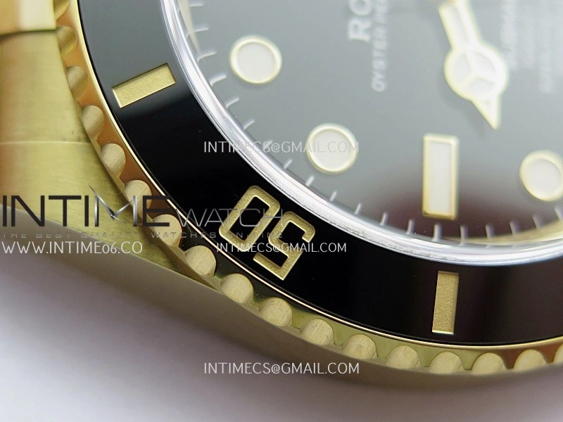 Submariner 41mm 126618 LN YG VF 1:1 Best Edition Black Dial On 904L YG Bracelet DD3235