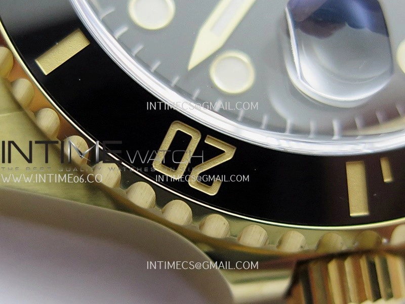 Submariner 41mm 126618 LN YG VF 1:1 Best Edition Black Dial On 904L YG Bracelet DD3235