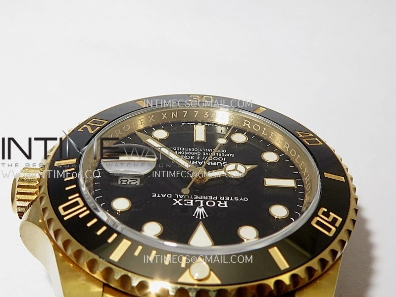 Submariner 41mm 126618 LN YG VF 1:1 Best Edition Black Dial On 904L YG Bracelet DD3235
