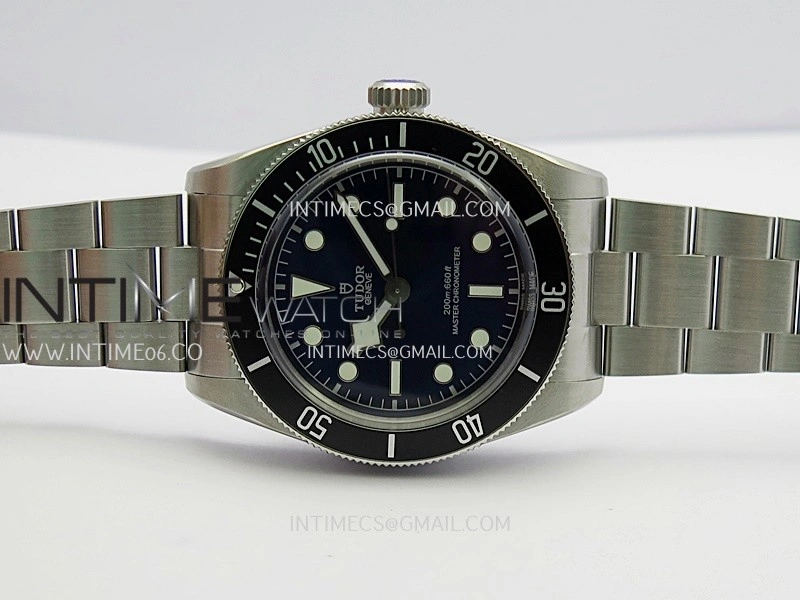Heritage Black Bay M7943 43mm SS ZF 1:1 Best Edition Blue Dial On SS Bracelet A2824