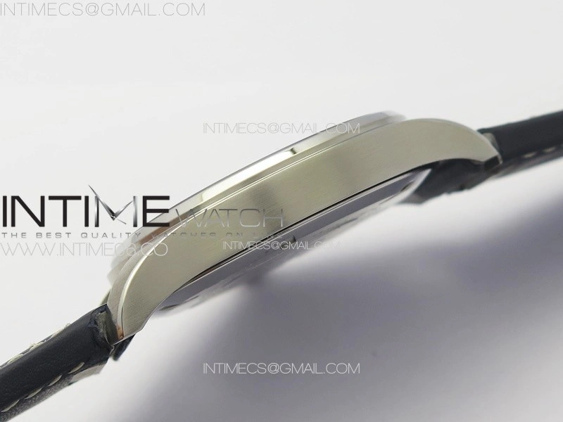 Mark XX IW328203 SS M+F 1:1 Best Edition Blue Dial on Blue Leather Strap MIYOTA 9015