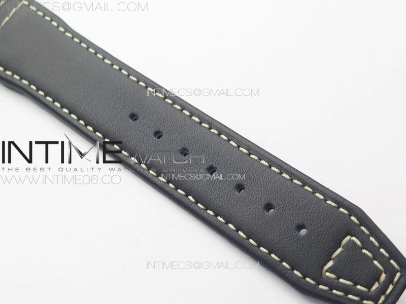Mark XX IW328203 SS M+F 1:1 Best Edition Blue Dial on Blue Leather Strap MIYOTA 9015