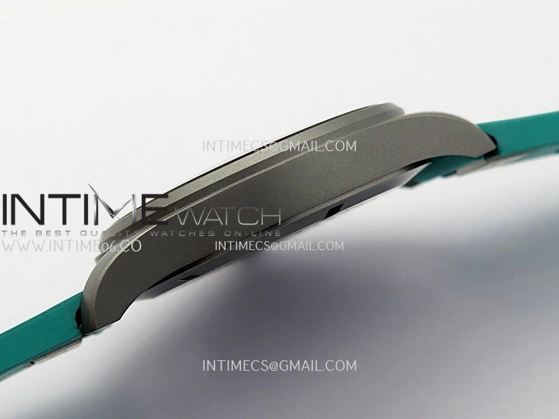 Mark XX IW328210 Mercedes-AMG Petronas F1 Team Ti M+F 1:1 Best Edition Black Dial on Green Rubber Strap MIYOTA 9015