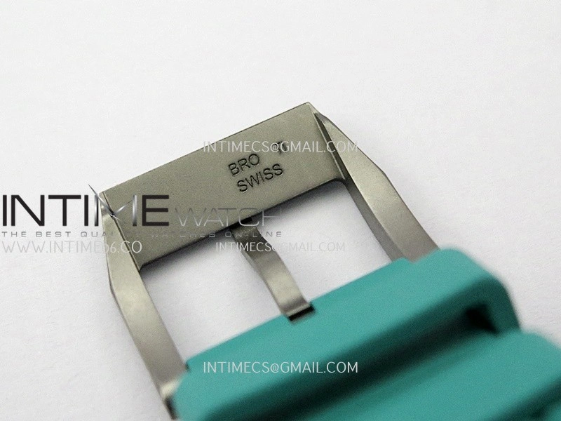 Mark XX IW328210 Mercedes-AMG Petronas F1 Team Ti M+F 1:1 Best Edition Black Dial on Green Rubber Strap MIYOTA 9015