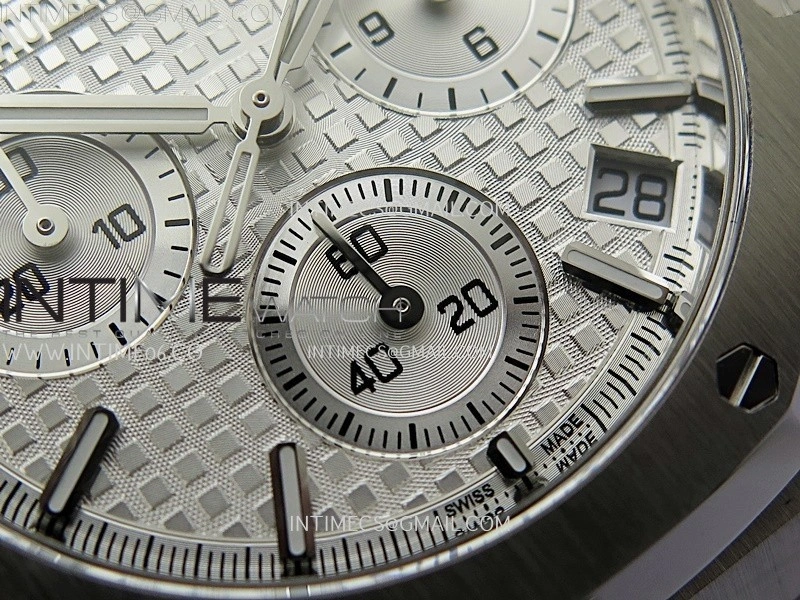Royal Oak Chrono 26240 SS APSF 1:1 Best Edition Silver Dial on SS Bracelet SA4401 Super Clone