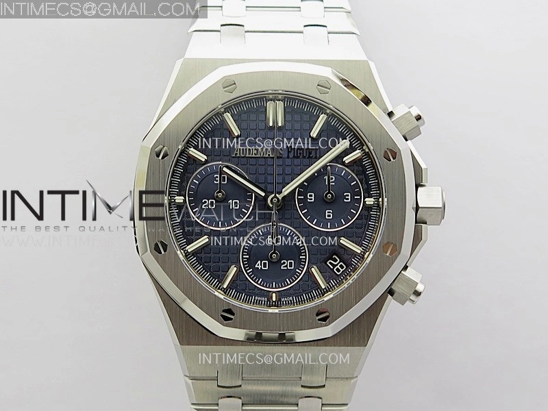 Royal Oak Chrono 26240 SS V2 DDF 1:1 Best Edition Blue Dial On SS Bracelet Super Clone DD4401