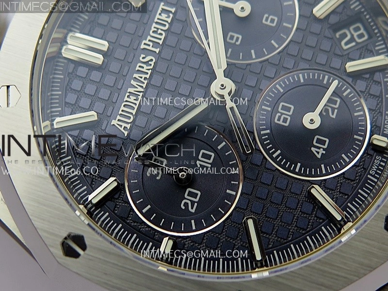 Royal Oak Chrono 26240 SS V2 DDF 1:1 Best Edition Blue Dial On SS Bracelet Super Clone DD4401