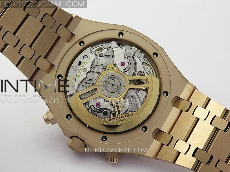 Royal Oak Chrono 26240OR RG APSF 1:1 Best Edition Blue Dial on RG Bracelet SA4401 Super Clone