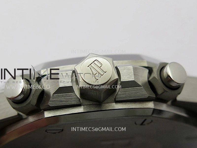 Royal Oak Chrono 26331 SS APSF 1:1 Best Edition Blue Dial Silver Subdial On SS Bracelet A2385