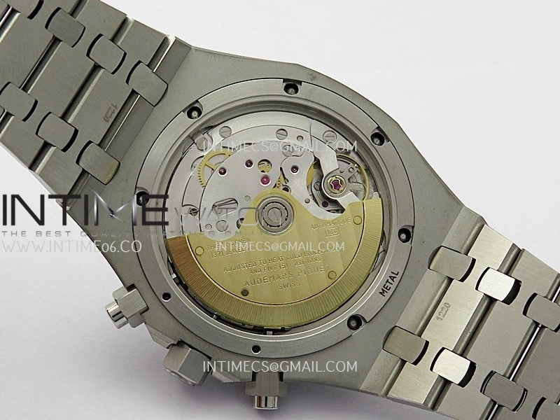 Royal Oak Chrono 26331 SS APSF 1:1 Best Edition Blue Dial Silver Subdial On SS Bracelet A2385