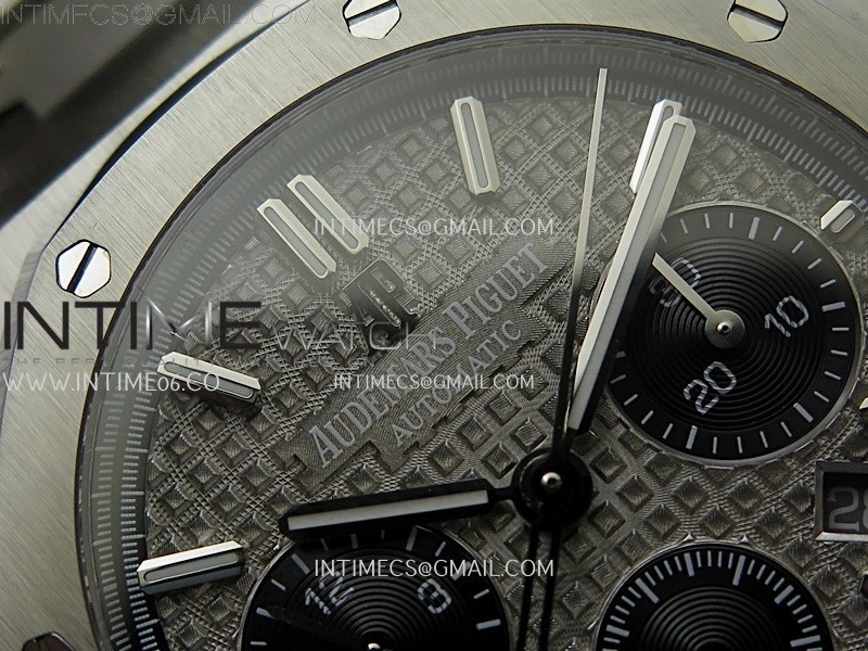 Royal Oak Chrono 26331ST SS IPF 1:1 Best Edition Gray Dial Black Subdial on SS Bracelet A7750