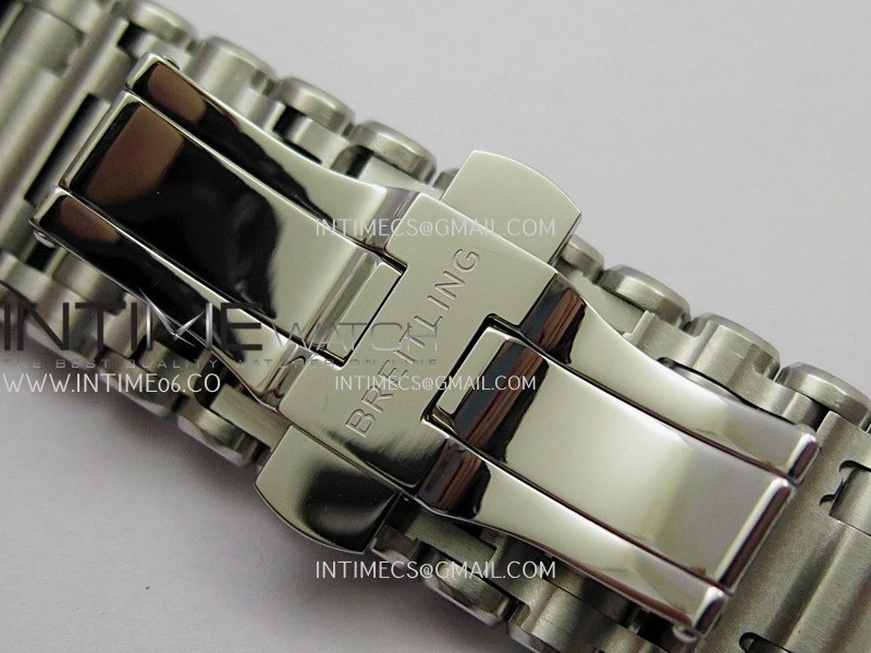 Chronomat B01 44mm SS TF 1:1 Best Edition Green Dial On SS Bracelet A7750 To Cal.01