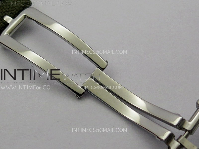 Avenger Chronometer 42mm GMT SS BLSF 1:1 Best Version Green Dial On Green Nylon Strap A2836