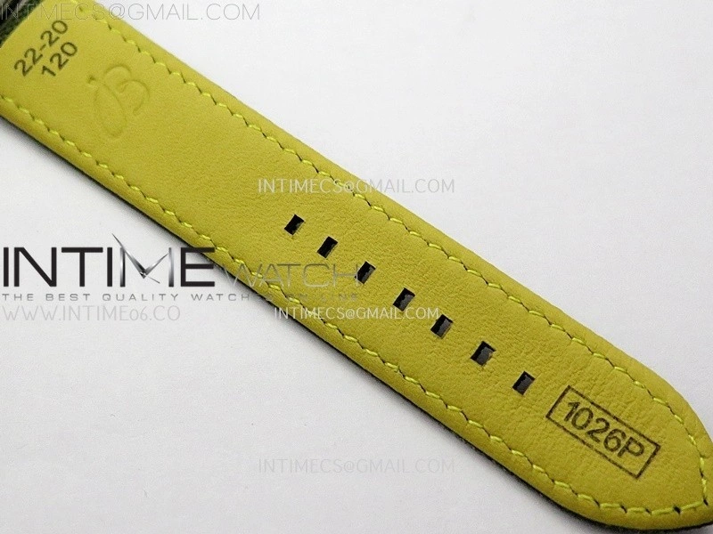 Avenger Chronometer 42mm GMT SS BLSF 1:1 Best Version Green Dial On Green Nylon Strap A2836