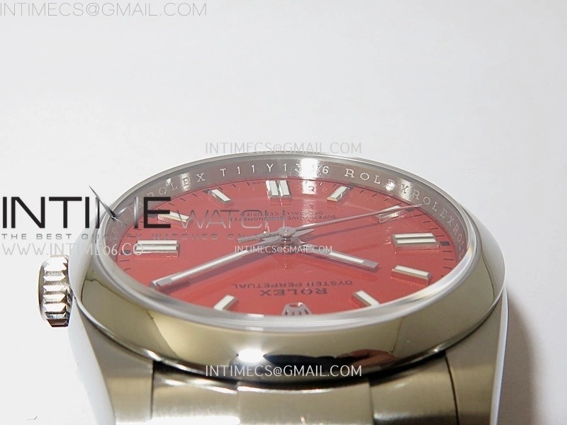 Oyster Perpetual 36mm 126000 904L VSF 1:1 Best Edition Red Dial on 904L SS Bracelet VS3230