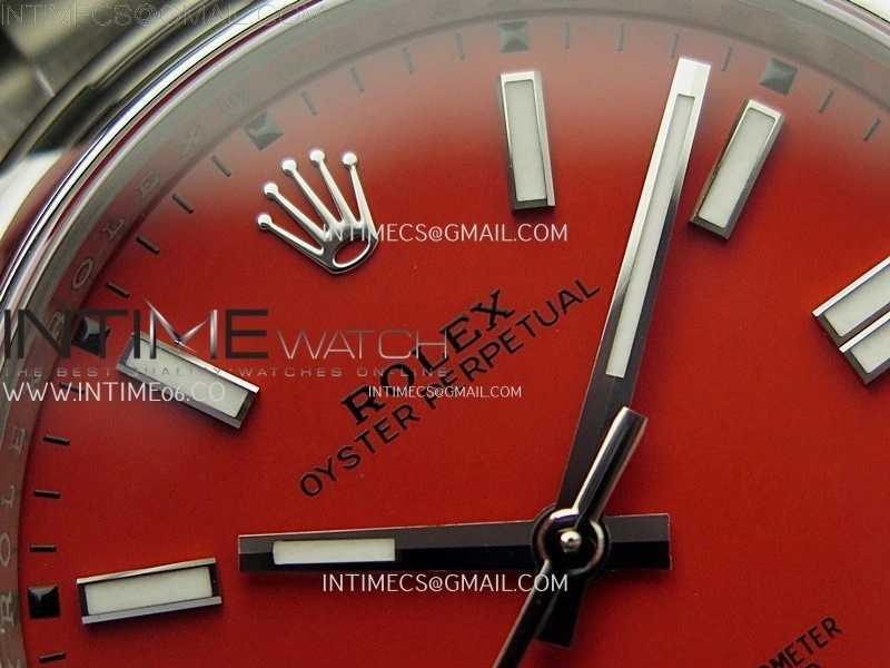 Oyster Perpetual 41mm 124300 904L VSF 1:1 Best Edition Red Dial on 904L SS Bracelet VS3230