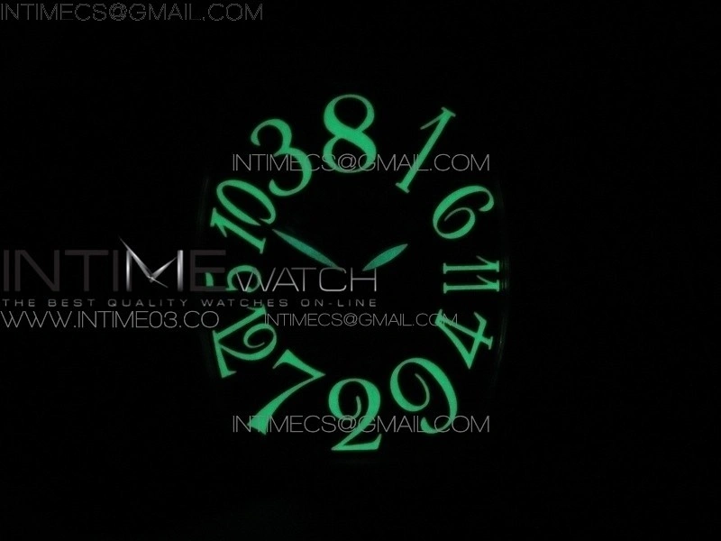 Crazy Hours Real Jumping Hour SS ABF White Dial Black Markers on Black Leather Strap A23J