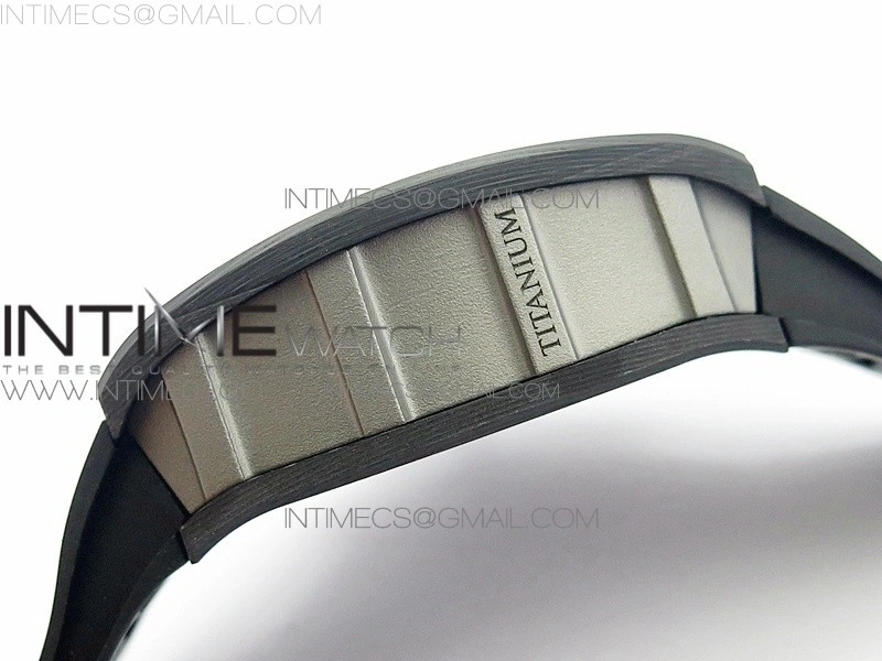 RM011 SS Felipe Massa 10th Anniversary KVF 1:1 Best Edition Crystal Skeleton Dial Blue on Black Rubber Strap A7750