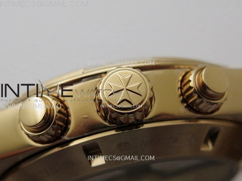 Overseas 4520V RG 8F Best Edition Green Dial On RG Bracelet A7750 Modified to A5200
