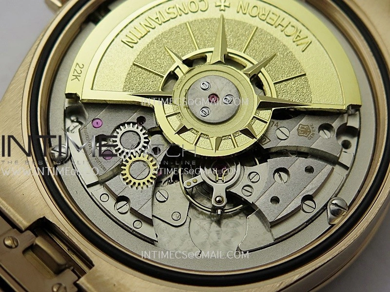 Overseas 4520V RG V2 ZF 1:1 Best Edition Green Dial On RG Bracelet Super Clone A5100