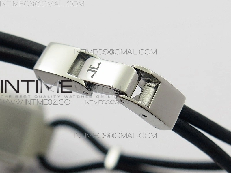 Reverso Ultra Thin Duoface SS SWF Gray Dial on Line Black Leather Strap Ronda Quartz