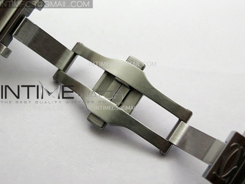 Santos de Cartier 40mm SS GF 1:1 Best Edition Blue Dial On SS SmartLinks Bracelet MIYOTA 9015