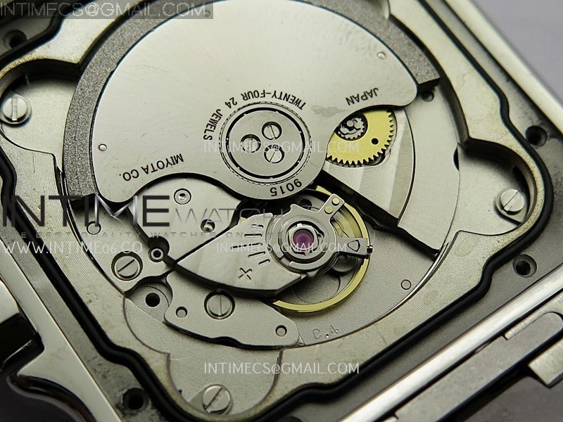 Santos de Cartier 40mm SS GF 1:1 Best Edition Blue Dial On SS SmartLinks Bracelet MIYOTA 9015