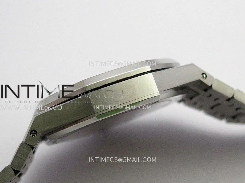 Royal Oak 41mm 15510 Free Sprung SS APSF 1:1 Best Edition Blue Textured Dial On SS Bracelet Super Clone A4302
