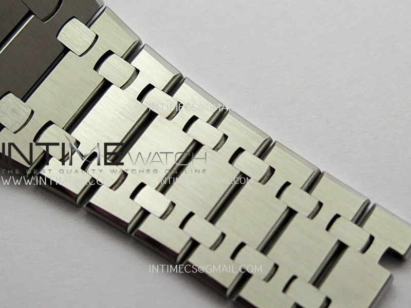 Royal Oak 41mm 15510 Free Sprung SS APSF 1:1 Best Edition Gray Textured Dial On SS Bracelet Super Clone A4302