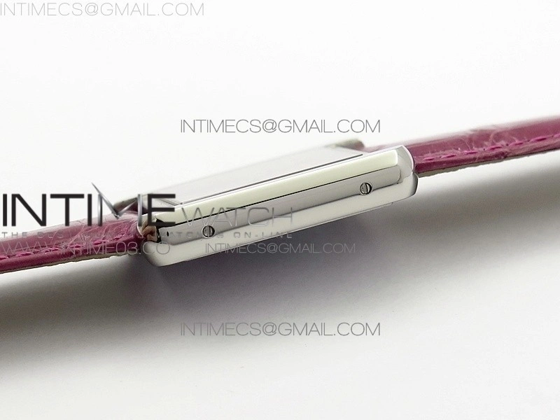 Tank Solo Ladies 25mm SS K11 1:1 Best Edition Pink Dial on Pink Croco Leather Strap Ronda Quartz