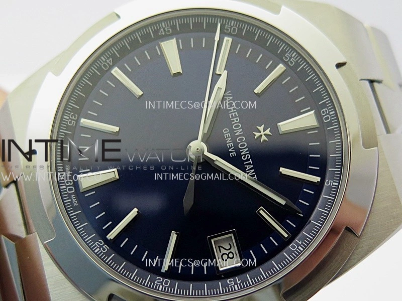 Overseas 4500V SS ZF 1:1 Best Edition Blue Dial On SS Bracelet Asian Super Clone 5100 V2