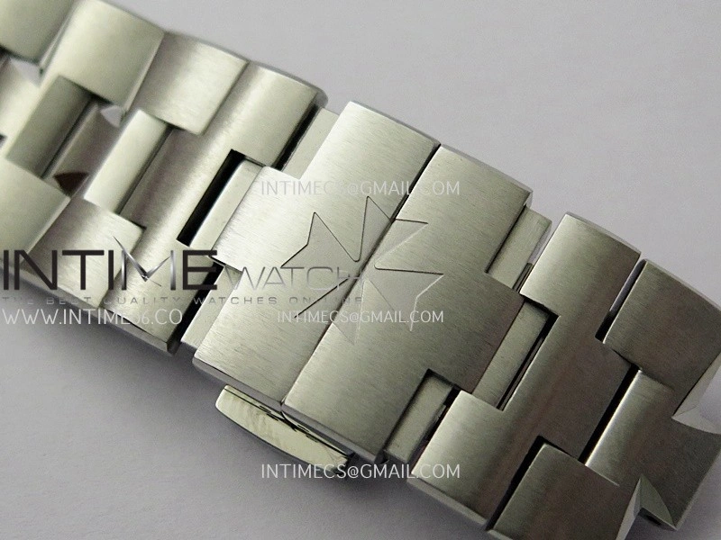 Overseas 4500V SS ZF 1:1 Best Edition Blue Dial On SS Bracelet Asian Super Clone 5100 V2