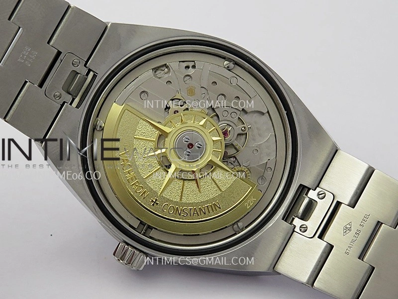 Overseas 4500V SS ZF 1:1 Best Edition Blue Dial On SS Bracelet Asian Super Clone 5100 V2