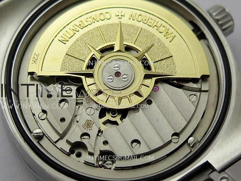 Overseas 4500V SS ZF 1:1 Best Edition Blue Dial On SS Bracelet Asian Super Clone 5100 V2
