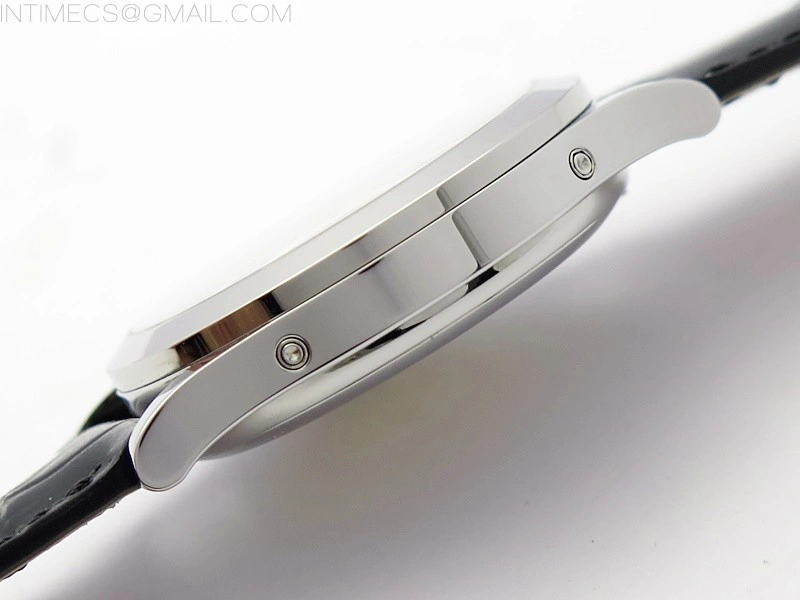 Annual Calendar Complications 5396 SS GRF Best Edition White Dial Sticks Markers on Black leather strap A324