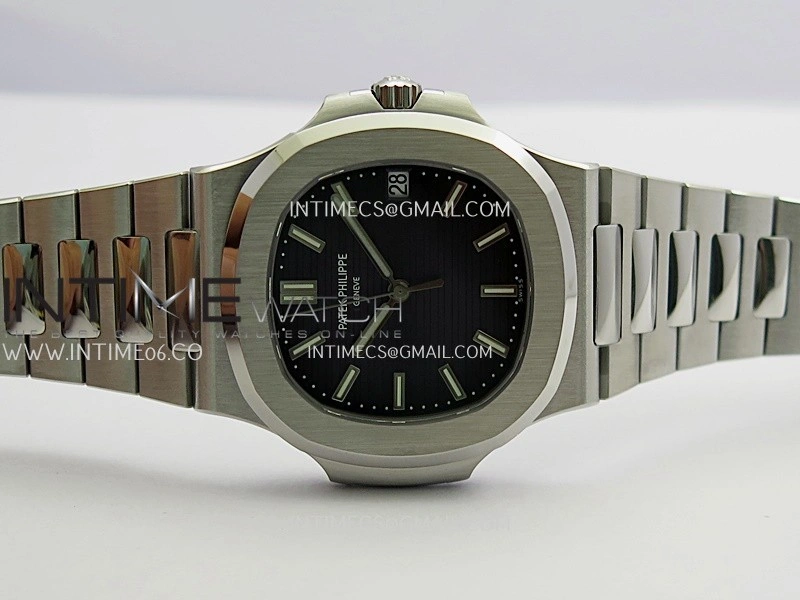 Nautilus 5711 1A SS VF 1:1 Best Edition Blue Textured Dial On SS Bracelet Super Clone 324