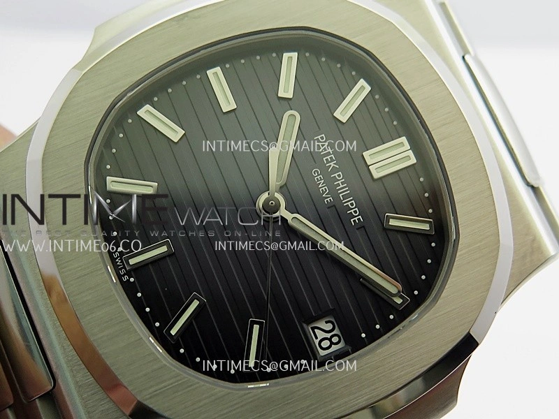 Nautilus 5711 1A SS VF 1:1 Best Edition Blue Textured Dial On SS Bracelet Super Clone 324